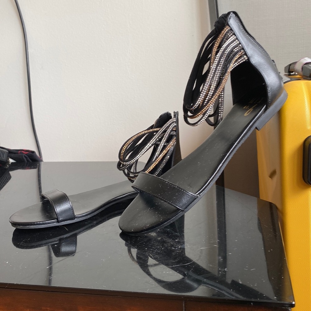 Nice, shiny, classy sandals